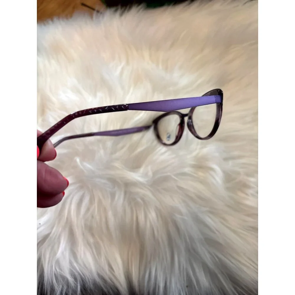 Bon Vivant Charline Eyeglass Frames Handmde In Italy 51 19 145 Lightweight Round